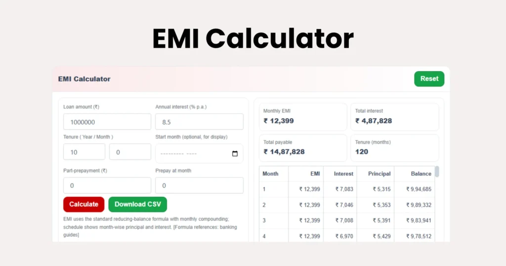 EMI Calculator